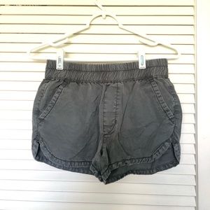 American Eagle Grey/green Distressed Shorts